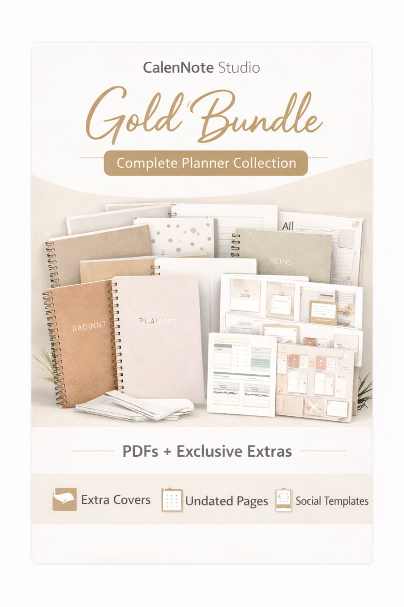 Gold Bundle – Complete Planner Collection